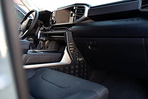 DV8 Offroad Center Console Molle Panel Device Bridge for 20222026 Toyota Tundra 20232026 Sequoia Mount for Cell Phone GPS Other Accessories Truck Cargo Storage Quick Easy Installation - Image 3
