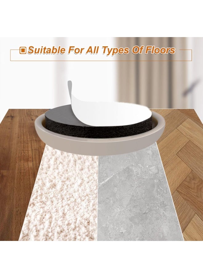 1-1/4" Furniture Sliders for Carpet & Hardwood Floors, 24PCS Furniture Pads for Quickly and Easily Move Any Item and Protect The Floor - Image 3