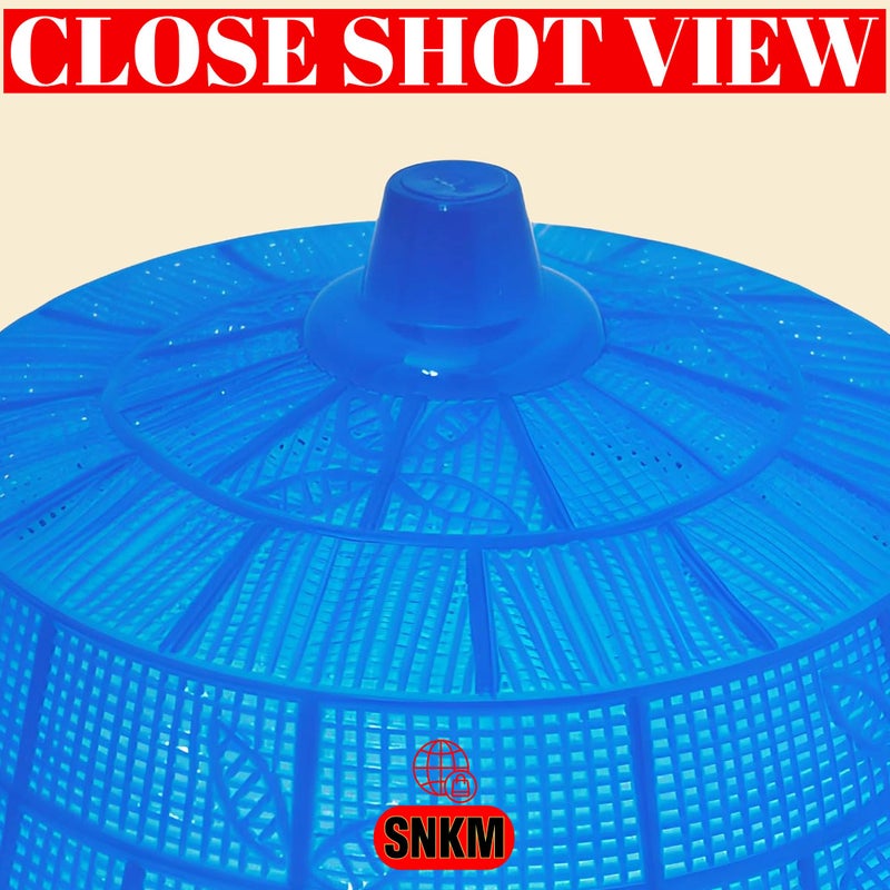 SNKM SNKM Plastic Food Cover Dome Net Big Size Round Kitchen Table | Flies Mosquitoes Insect Proof Dining Tables Covers | Fruits, Vegetable, Rice Cover (Large, 30.5 cm/12 Inch Multicolour, Pack of 4)  - Image 5
