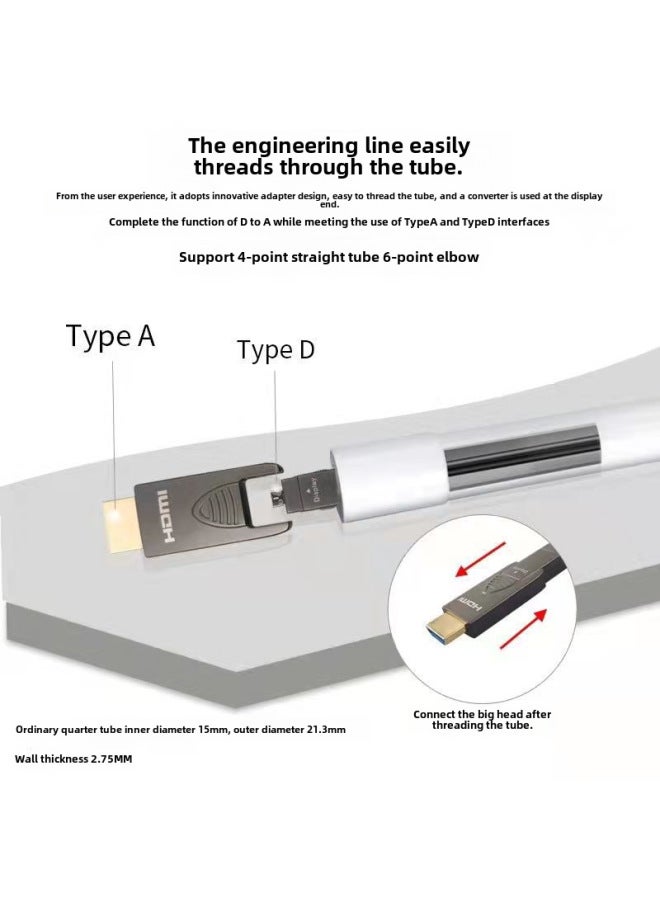 Neutral Hdmi Fiber Line 2.0 Version 4k Engineering Line 60hz Fiber Hdmi Cable Hd Line Spot 1-300 Meters - Image 3