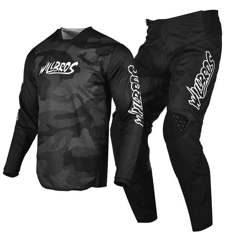 Willbros Jersey Pant Combo for Men Women Motocross Offroad Dirt Bike Powersports Protective Riding Bundle Jersey SPant W30 - Image 2