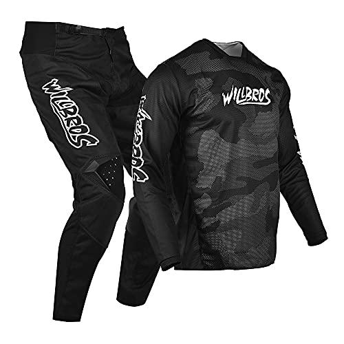 Willbros Jersey Pant Combo for Men Women Motocross Offroad Dirt Bike Powersports Protective Riding Bundle Jersey SPant W30 - Image 3