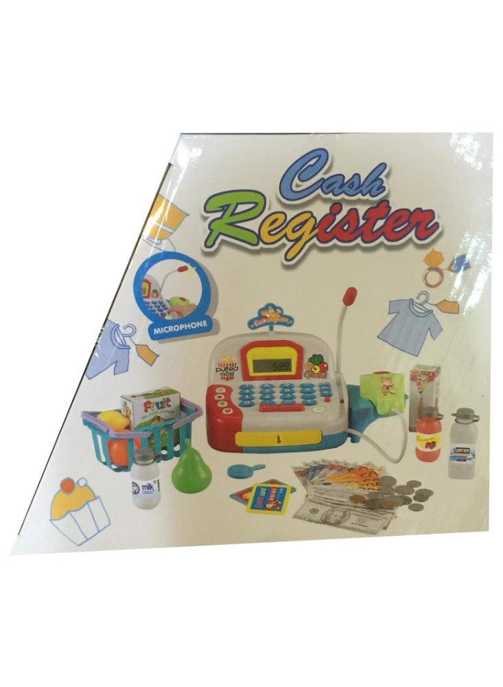 Cash Register For Kids Grocery Toy Battery Operated Toys Computing Numbers - Image 2