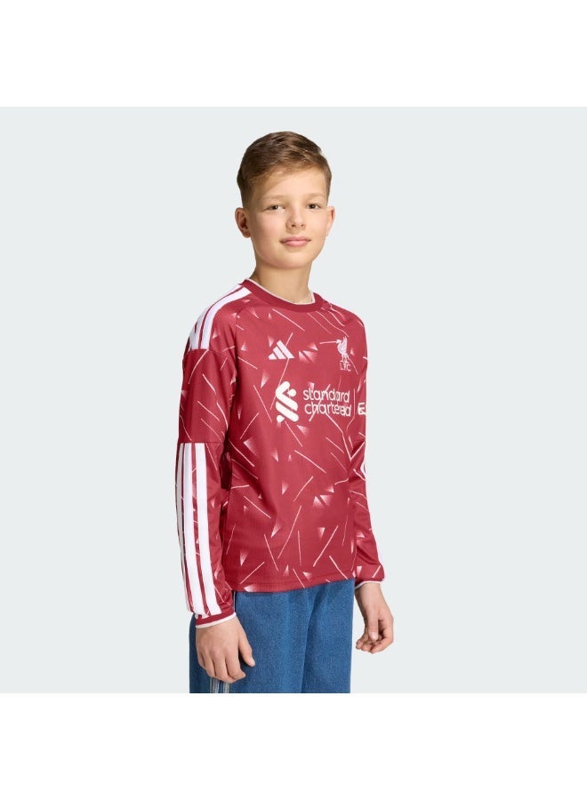 adidas Liverpool Fc 26/27 Home Jersey Kids Longsleeve - Image 3