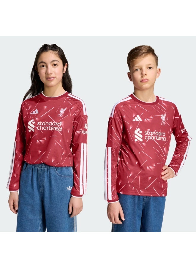 adidas Liverpool Fc 26/27 Home Jersey Kids Longsleeve - Image 1