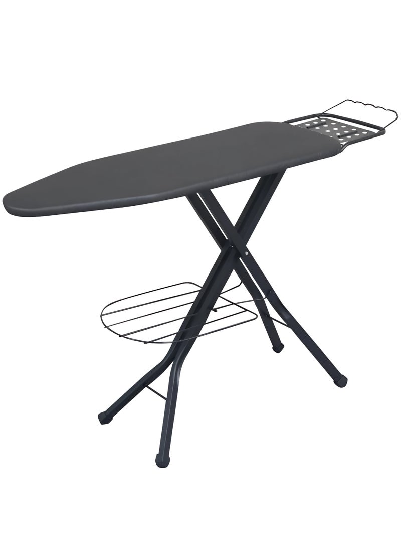 AIWANTO Heavy Duty Foldable Ironing Board 13x43” – Lightweight, Wobble-Free, with Hanger & Storage Shelf  - Image 1