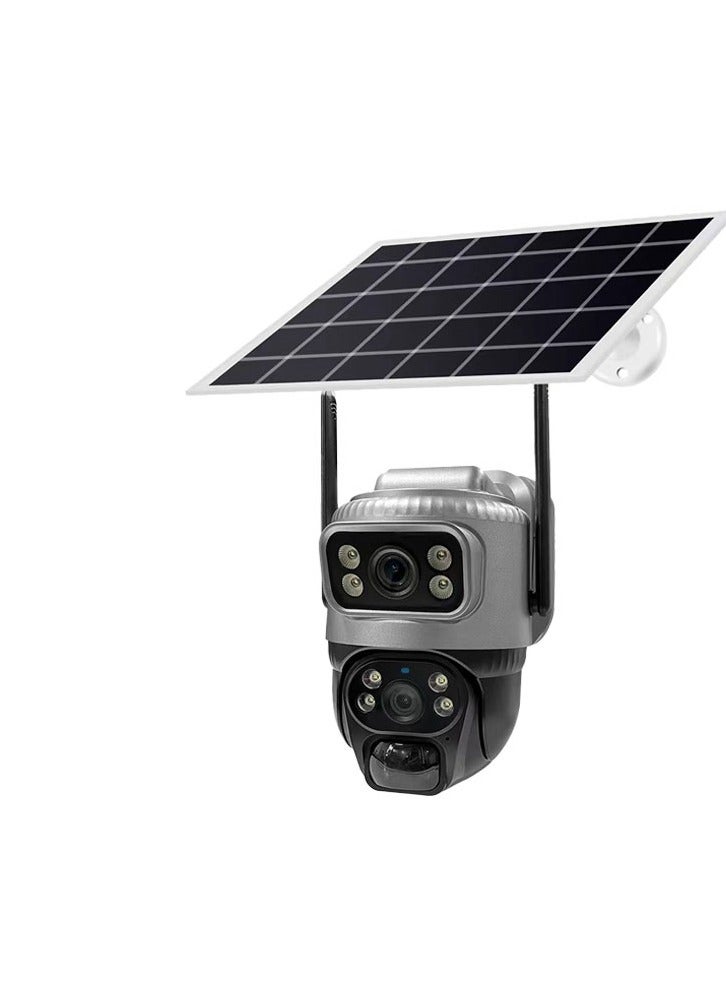 Solar monitoring camera mobile phone remote wireless network home outdoor night vision with WiFi security camera - Image 1