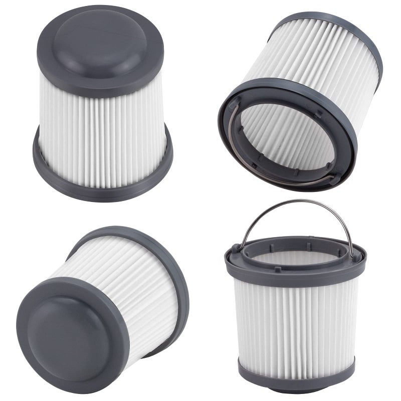 Pvf110 Replacement Filter for Black and Decker Cordless Pivot Vac Bdh2000pl Phv1810 and Bdh2020fl Bdh2020flfh Bdh1620flfh Flex Hand Vacuum Part 90552393 4 Pack