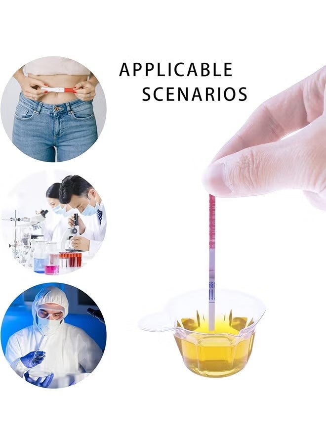 واي جيه كؤوس البول البلاستيكية كؤوس البول القابلة للتخلص منها، 40 مللي لتر كؤوس البول البلاستيكية كؤوس البول الحاوية لاختبار الحمل، اختبار التبويض، اختبار الرقم الهيدروجيني (100 قطعة) - Image 4