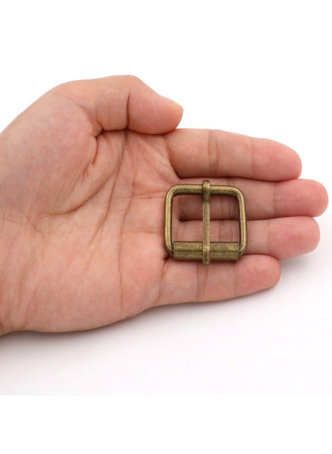 BIKICOCO 1-1/4'' Roller Pin Belt Buckles Non Welded for Bags, Collars, Shoes, and Belt Straps, Bronze - Pack of 10 - Image 3