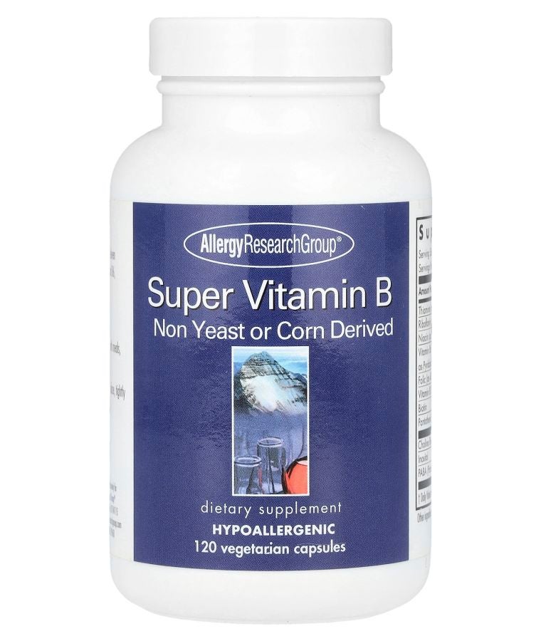 Allergy Research Group Super Vitamin B Complex 120 Vegetarian Capsules