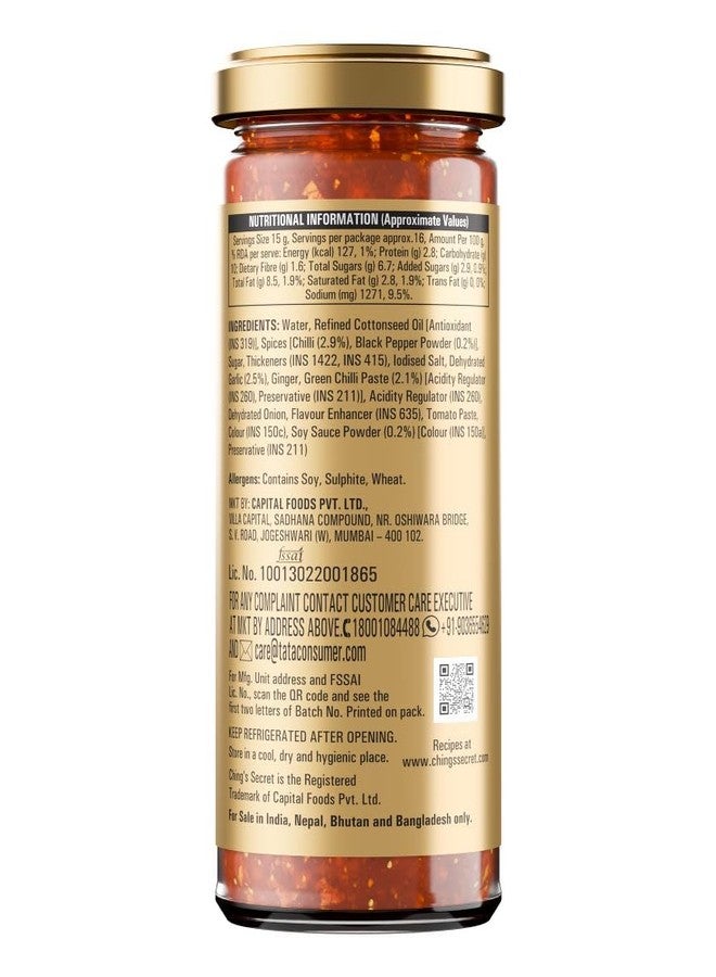 Ching's Ching’s Premium Paneer Chilli Stir Fry Sauce, 250g, Ready to Cook Paneer Sauce, No Added Colour, No MSG, Cooking Sauce, Perfect for Veg or Gobi balls - Image 2