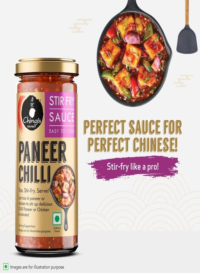 Ching's Ching’s Premium Paneer Chilli Stir Fry Sauce, 250g, Ready to Cook Paneer Sauce, No Added Colour, No MSG, Cooking Sauce, Perfect for Veg or Gobi balls - Image 5