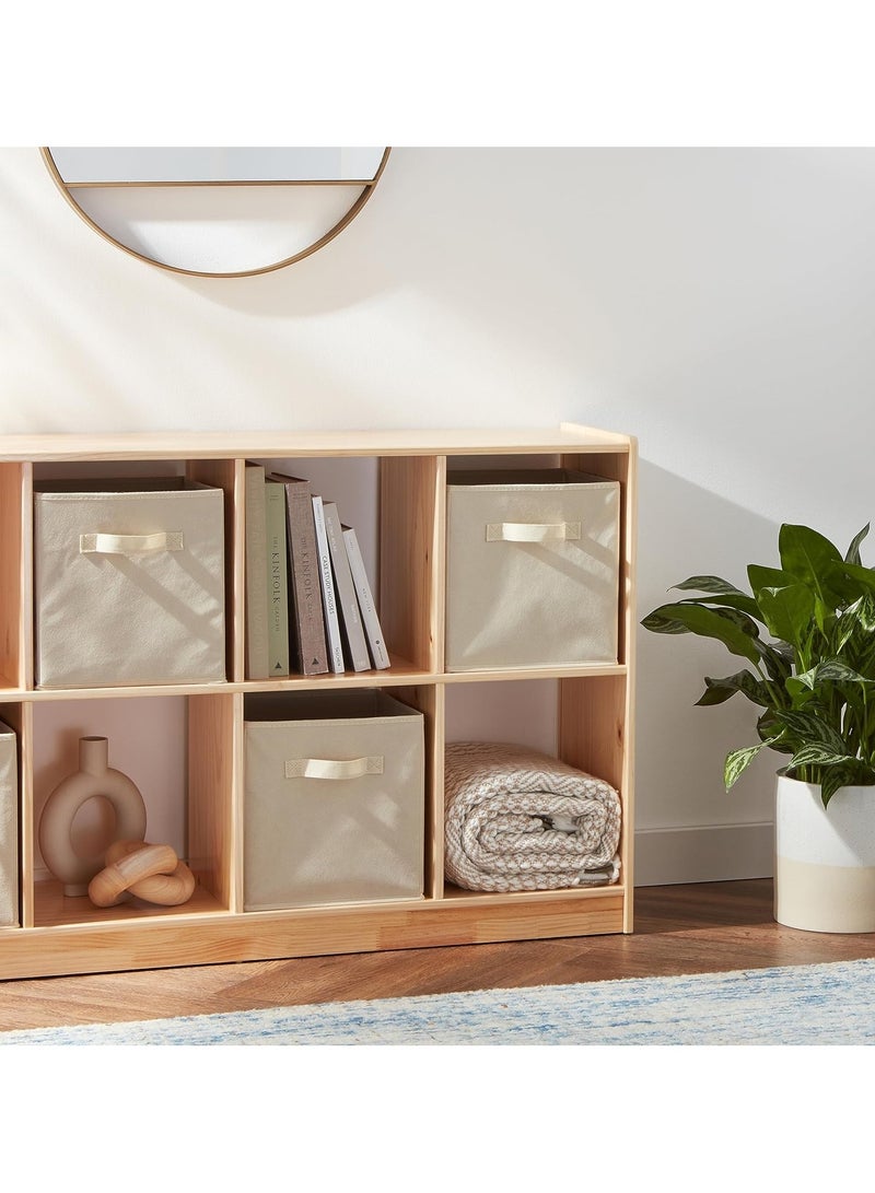 general Collapsible Fabric Storage Cubes Organizer with Handles 27 x 27 x 28 centimeters Pack of 6 - Image 4