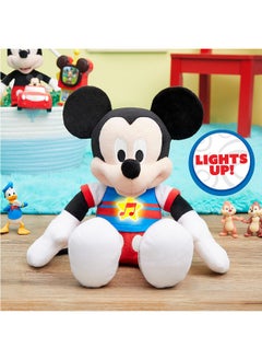 Just Play Disney Junior Mickey Mouse Funhouse Singing Fun Mickey Mouse 13 Inch Lights and Sounds Feature Plushie, Sings The Wiggle Giggle Song, Kids Toys for Ages 3 Up by Just Play  - Image 5