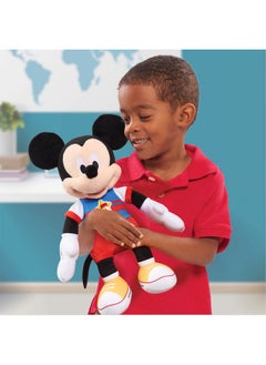 Just Play Disney Junior Mickey Mouse Funhouse Singing Fun Mickey Mouse 13 Inch Lights and Sounds Feature Plushie, Sings The Wiggle Giggle Song, Kids Toys for Ages 3 Up by Just Play  - Image 4