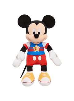 Just Play Disney Junior Mickey Mouse Funhouse Singing Fun Mickey Mouse 13 Inch Lights and Sounds Feature Plushie, Sings The Wiggle Giggle Song, Kids Toys for Ages 3 Up by Just Play  - Image 1