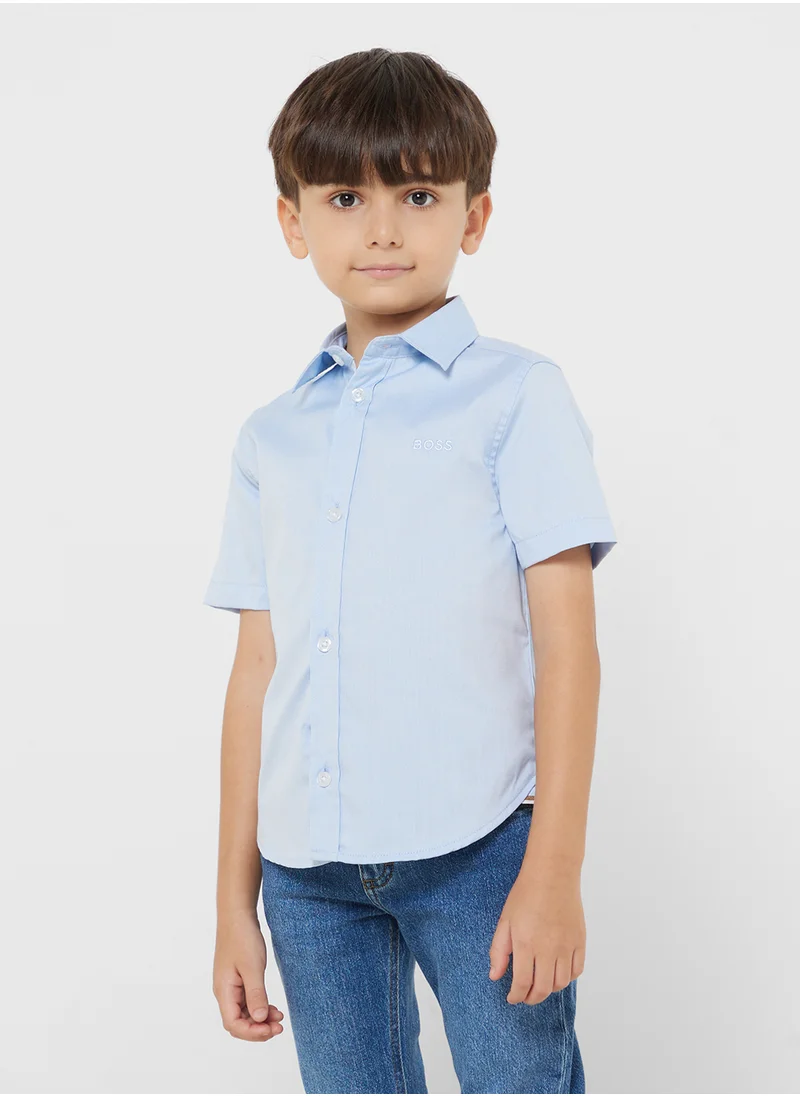 BOSS Kids Short Sleeves Shirt