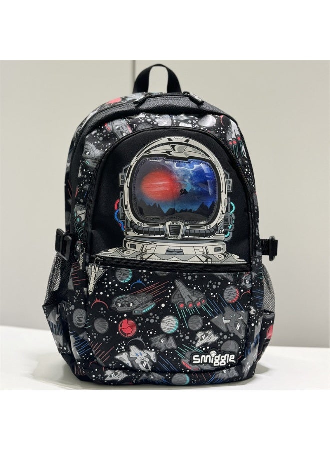 Smiggle Student Double-Shoulder Large Capacity Stress Relief Backpack Multi-functional Schoolbag