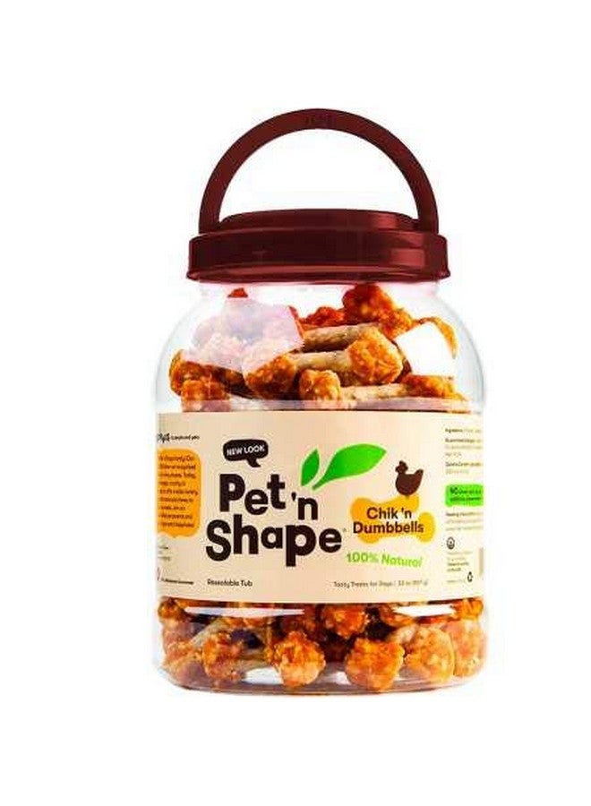 Pet 'n Shape Chik 'N Rice Dumbbells - All Natural Dog Treats, Chicken, 32 oz - Image 4