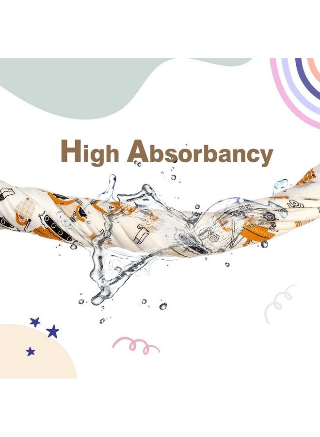 مي مي منشفة أطفال فائقة الامتصاص من Mee Mee مصنوعة من القطن بنسبة 100% ومكونة من طبقتين وناعمة للغاية لحديثي الولادة | طبقتان من الشاش والوبر | منشفة للأطفال/الأطفال الصغار/الرضع/الأطفال الصغار | عبوة من قطعة واحدة - طباعة نقل 75×100 سم - Image 2