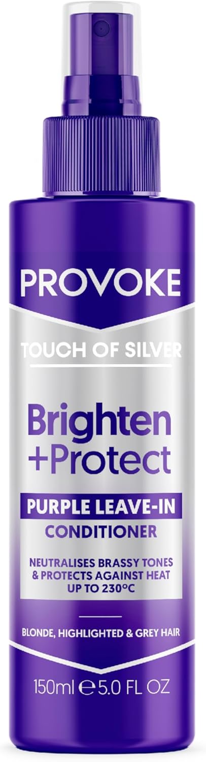 PROVOKE Touch Of Silver Leavein Conditioner 150 ml Protects Against Heat Damage and Split Ends