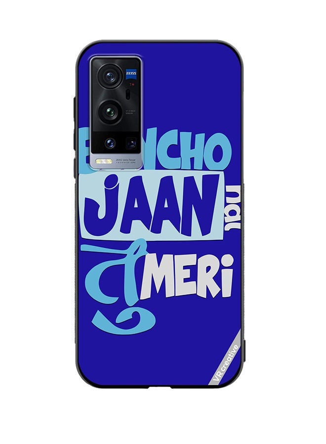 VR CREATIVE Protective Case Cover For Vivo X60 Pro Plus Bencho Jaan Hari Meri Design Multicolour - Image 1