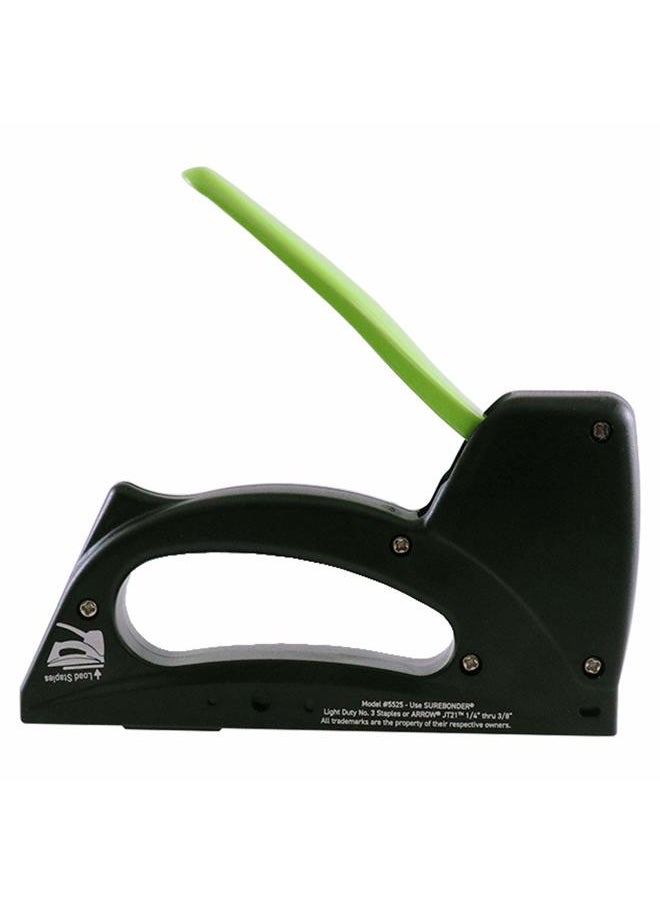 Surebonder - 5525 Plastic Light Duty 1/4-Inch to 3/8-Inch Stapler , Black - Image 1