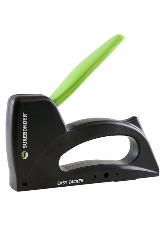 Surebonder - 5525 Plastic Light Duty 1/4-Inch to 3/8-Inch Stapler , Black - Image 1