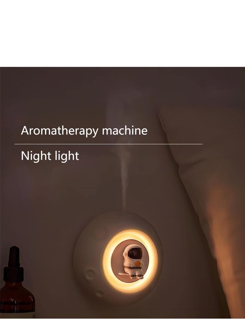 Cool Baby COOLBABY Space Capsule Astronaut Automatic Perfume Machine Home Bedroom Toilet Quiet Deodorization Purifying Air Aromatherapy Machine 4 Bottles of Fruit Essential Oil White - Image 2