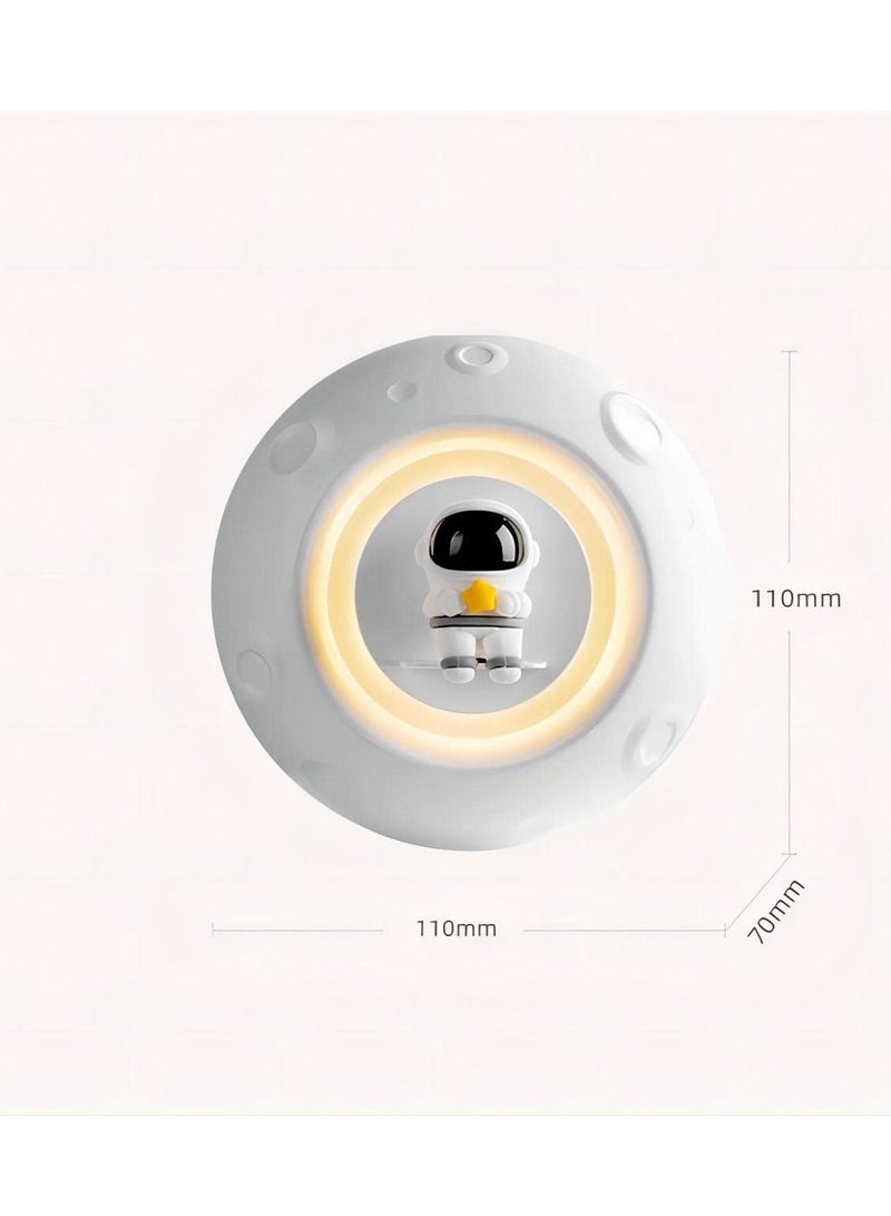 Cool Baby COOLBABY Space Capsule Astronaut Automatic Perfume Machine Home Bedroom Toilet Quiet Deodorization Purifying Air Aromatherapy Machine 4 Bottles of Fruit Essential Oil White - Image 4