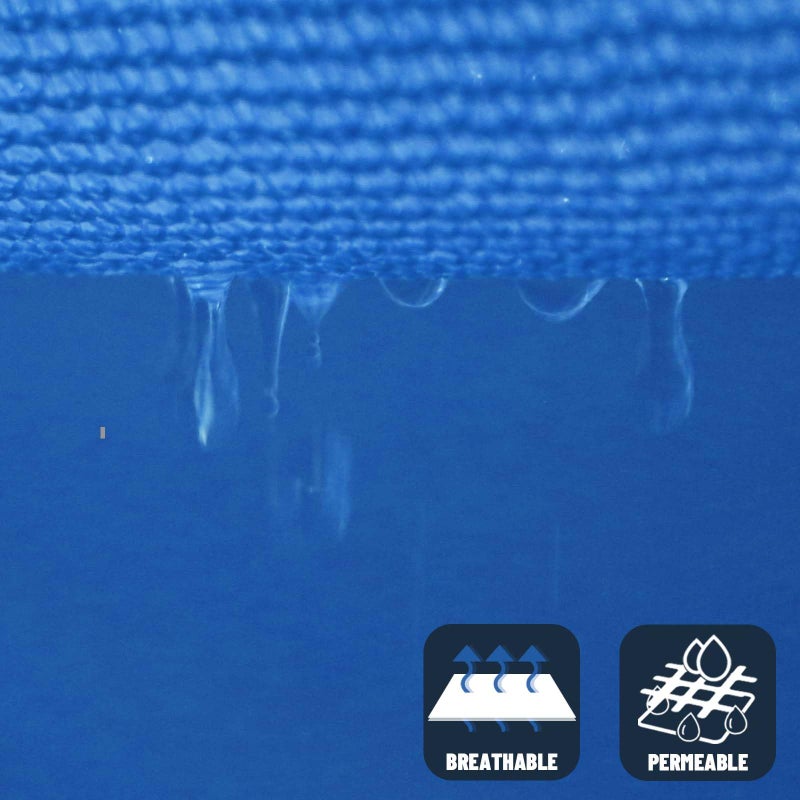 SUNNY GUARD Sun Shade Sail 10' x 13' Rectangle Blue UV Block Sunshade for Backyard Yard Deck Patio Garden Outdoor Activities and Facility(We Make Custom Size) - Image 5