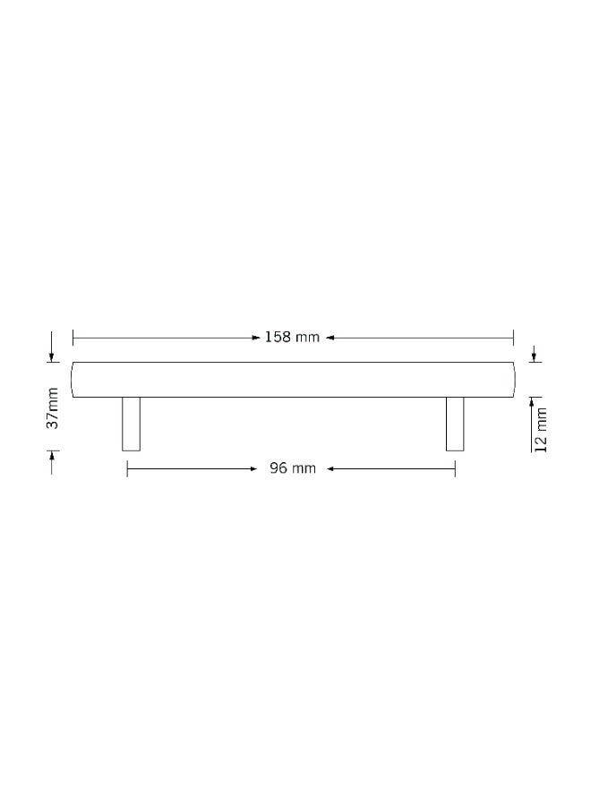 Cincinno Vigor Premium Solid Brass Anti-Rust Pull Handle 158mm With 2-Year Color Warranty – Stylish & Durable for Drawers, Kitchen Cabinets & Furniture (Brushed Natural Brass Finish) - Image 4