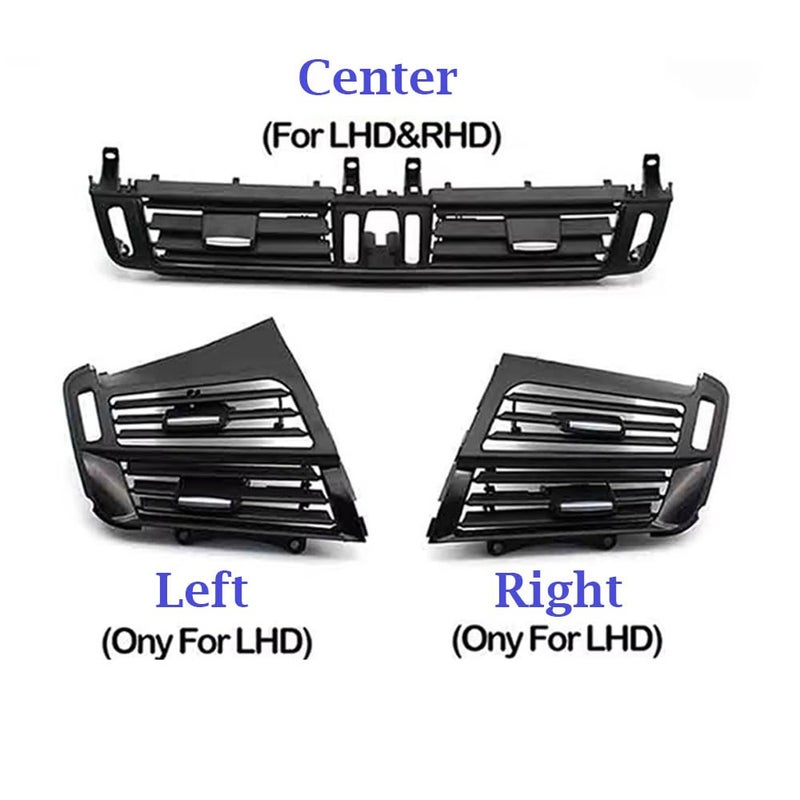 Front Center Air Vent Grille for BMW X5 X6 F15 F16 2014-2018 - Image 2