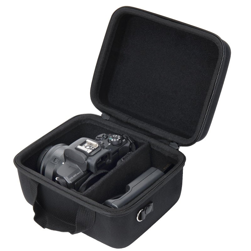 co2CREA Hard Case Replacement for Canon EOS M50 Mark II/Canon EOS M50 Mirrorless Camera Vlogging Camera Kit, Black Case - Image 3