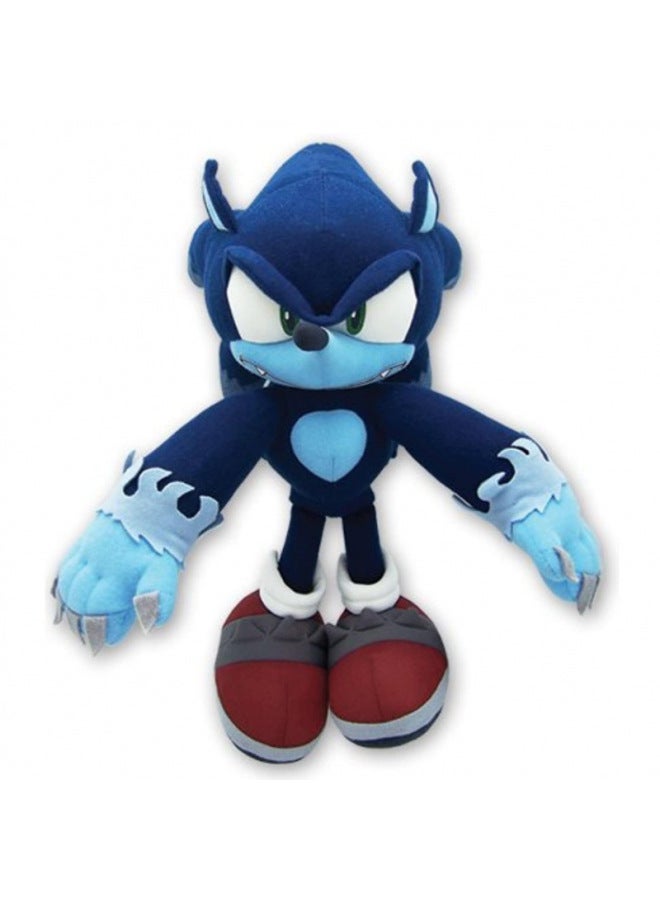 Sonic Hedgehog Plush Super Sonic Mouse Sonic Plush Toy Doll-Color:Sonic Werewolf 28cm Large-Height:28-30cm - Image 1