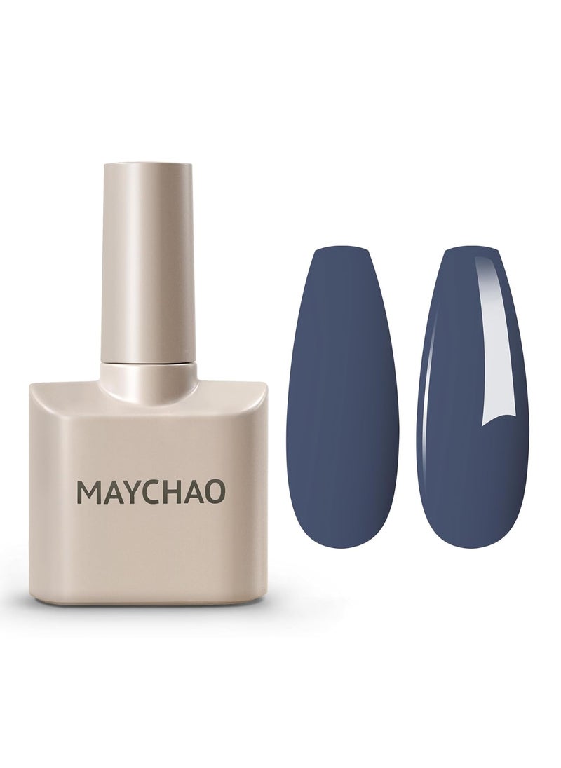 MAYCHAO MAYCHAO 15ML Gel Nail Polish 1Pc Blue Haze Gel Polish Soak Off UV LED Nail Polish Nail Art Starter Manicure Salon DIY at Home, 0.5 OZ 