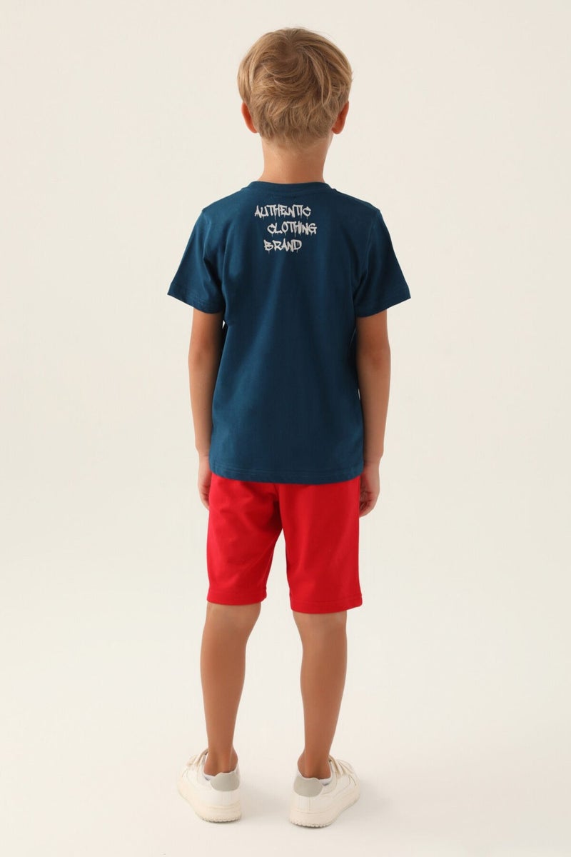 U.S. Polo Assn. Base. Polo Assn Licensed Clothing Navy Blue Boy's Bermuda Suit  - Image 4