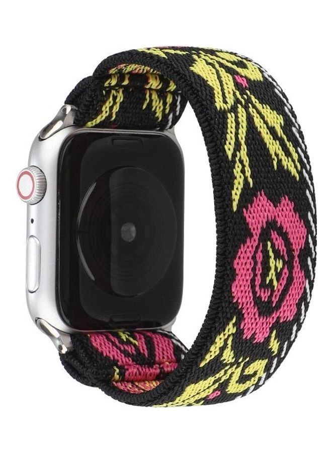 NIBEMINENT Replacement Watchband For Apple Watch Series 7 41mm/6 & SE 5 4 40mm/3 2 1 38mm Multicolour - Image 1