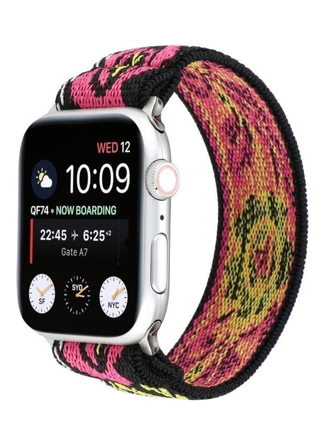 NIBEMINENT Replacement Watchband For Apple Watch Series 7 41mm/6 & SE 5 4 40mm/3 2 1 38mm Multicolour - Image 2