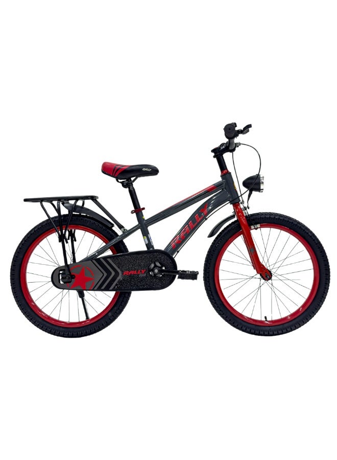 The RALLY Falcon Kids Bicycle 20 Inch P146 | Rear Carrier | Chain Cover | Bell | Cargo Rack | Age 7–10 Years