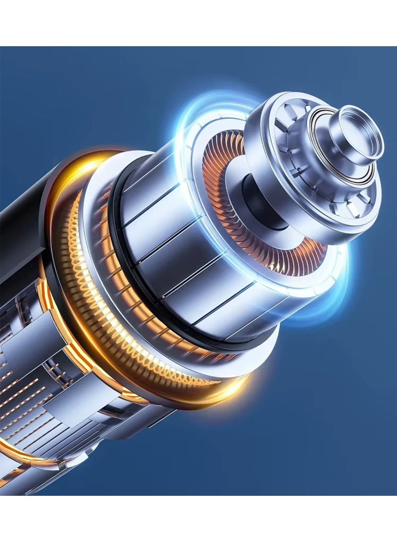 إيه جي دي ماكينة حلاقة كهربائية صغيرة محمولة دوارة، سهلة الاستخدام، وقابلة لإعادة الشحن موديل (SQ-210) أسود - Image 4