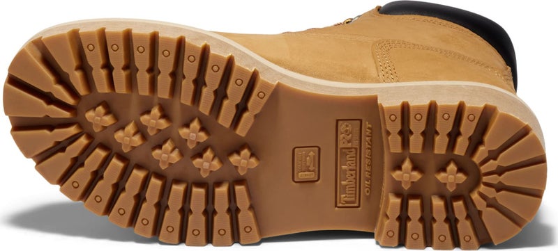 Timberland PRO Men's Direct Attach 6 Inch Steel Safety Toe Insulated Waterproof Industrial Work Boot, Wheat Nubuck, 11.5 M - Image 5