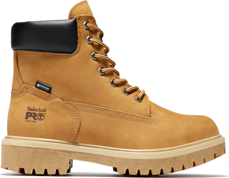 Timberland PRO Men's Direct Attach 6 Inch Steel Safety Toe Insulated Waterproof Industrial Work Boot, Wheat Nubuck, 11.5 M - Image 3