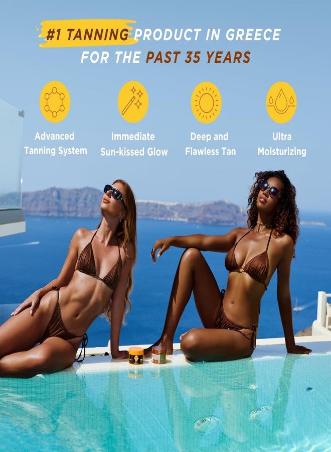 Carroten Mini Intensive + Gold Shimmer Tanning Gels | Travel Size Tan Accelerator & Body Bronzer | Non-Greasy, Water-Resistant | Carrot & Coconut Oil | Vitamin A & E For Hydration | 1.7 oz (Set of 2) - Image 4