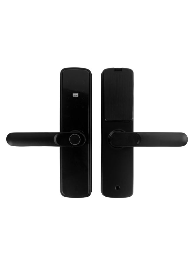 Noon East Smart Digital Door Lock with Fingerprint, Keypad & Mechanical Key – Black - Image 4