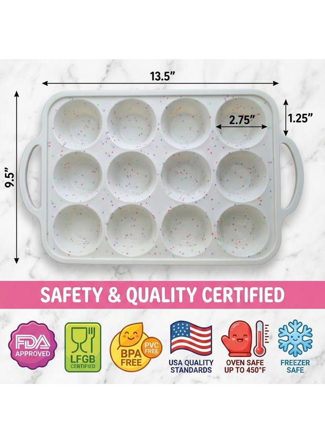 BAKE BOSS Regular Muffin Pan - 2 PACK - CREAM - Image 3