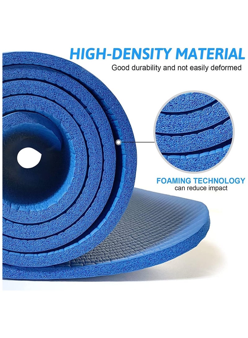 Generic Premium Exercise Non-Slip Yoga Gym Mat Home Workout Floor Exercises Meditation Eco Friendly for Yoga, Pilates  - Image 2