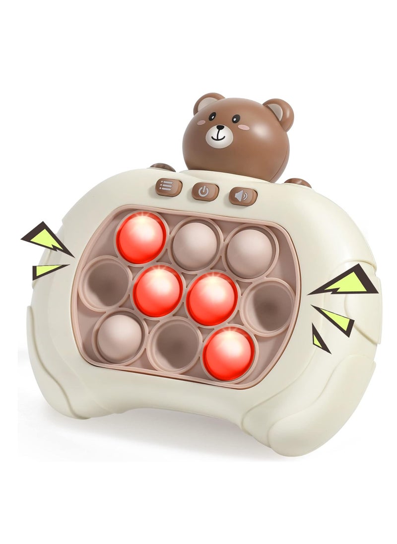 null - Quick Push Pop Game It Fidget Toys Pro for Kids Adults, Handheld Puzzle Game Machine, Squeeze Poppet Sensory Fast Push Bubble Toy - Image 1