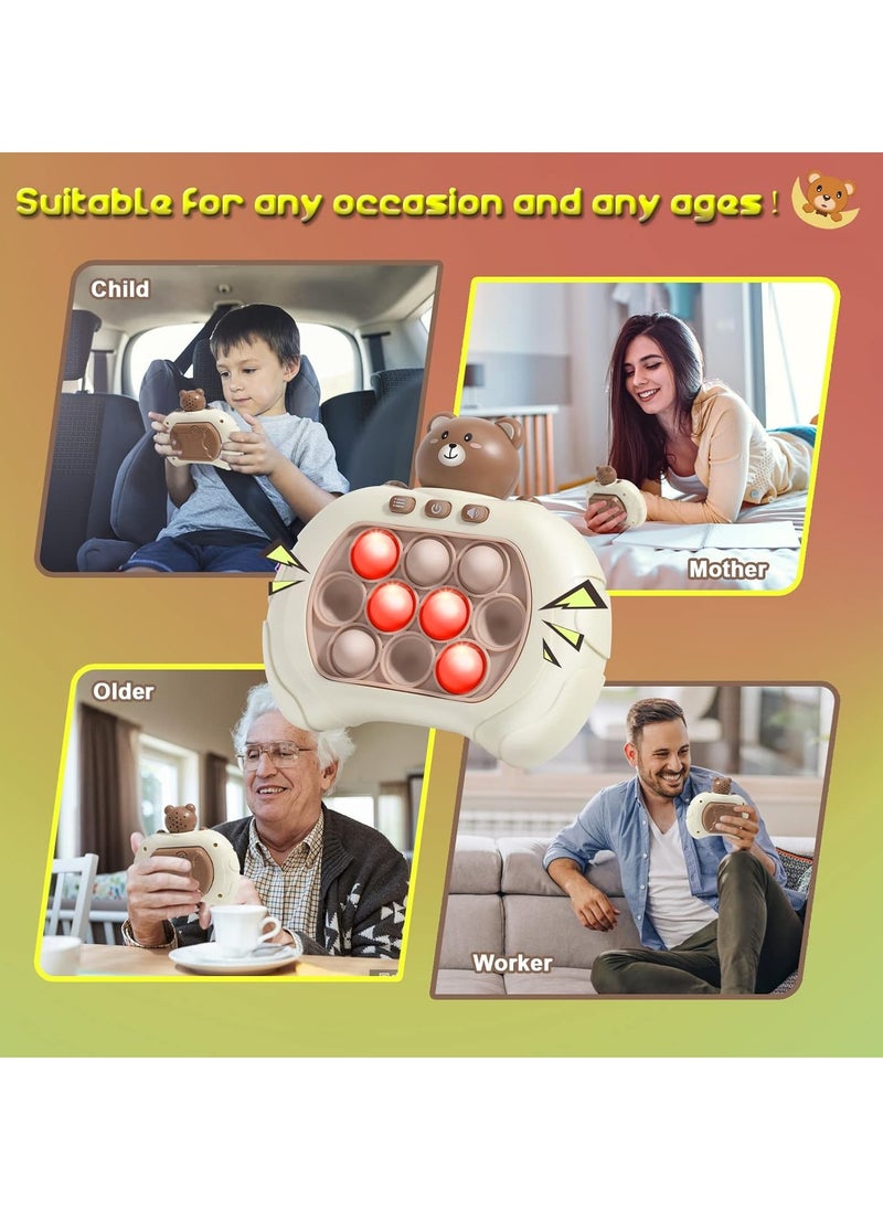 null - Quick Push Pop Game It Fidget Toys Pro for Kids Adults, Handheld Puzzle Game Machine, Squeeze Poppet Sensory Fast Push Bubble Toy - Image 1